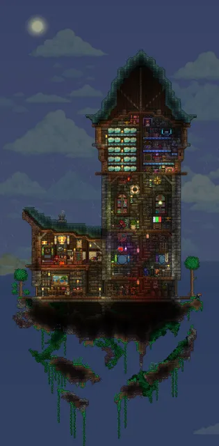 Floating tower